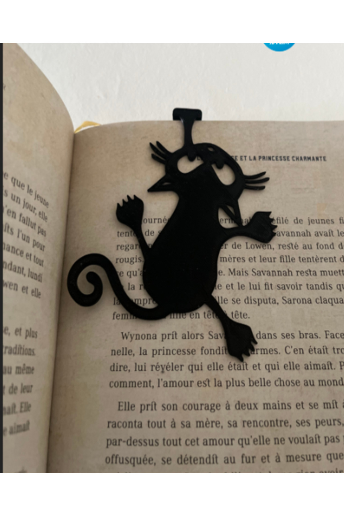 Kanem3D Kedi Kitap Ayracı