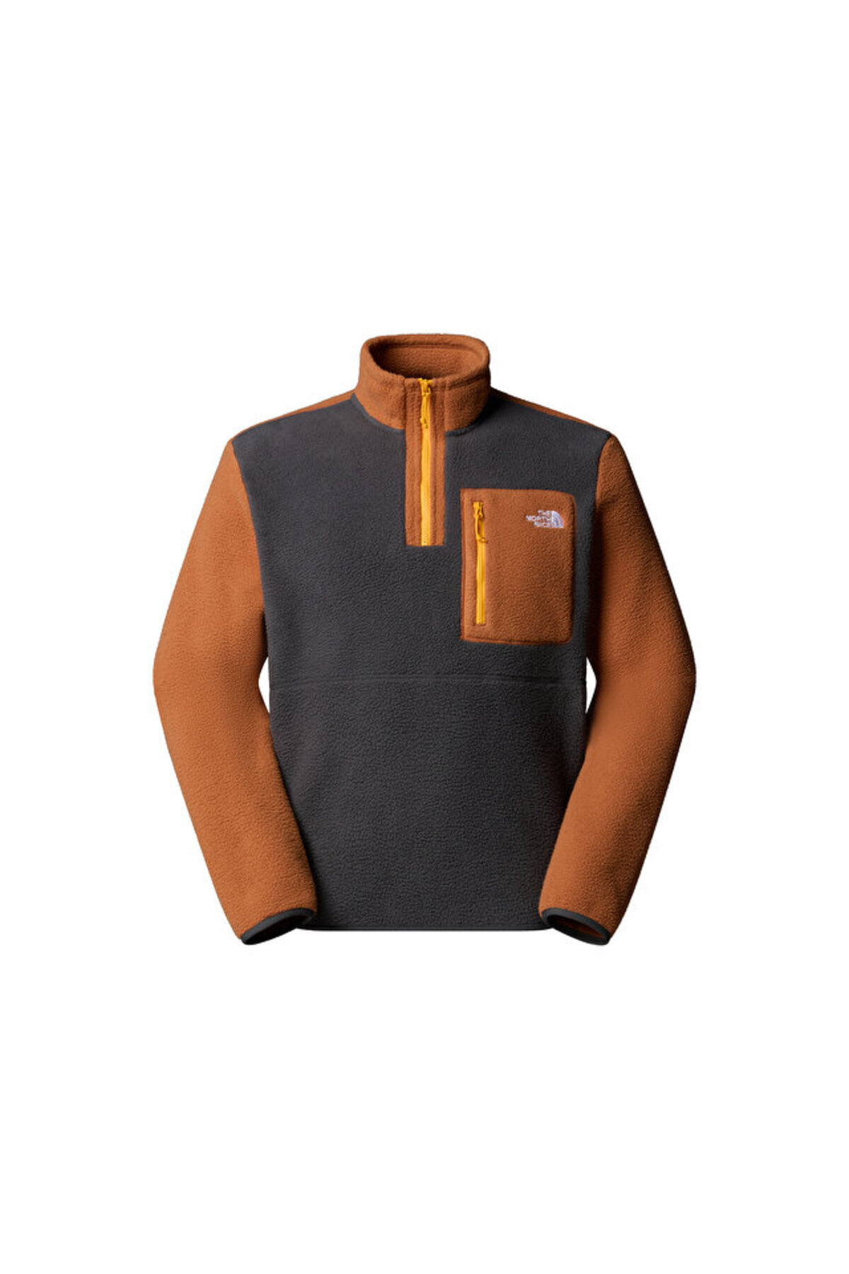 نورث فیس M Yumiori 1/4 Zip مردانه در فضای باز ژاکت زیپ پشمی NF0A883SEOF1 خاکستری