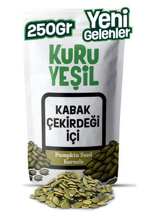 Kuru Yeşil Kabak Çekirdeği İçi 250 gr – Çiğ Tuzsuz Katkısız Doğal Protein ve ...