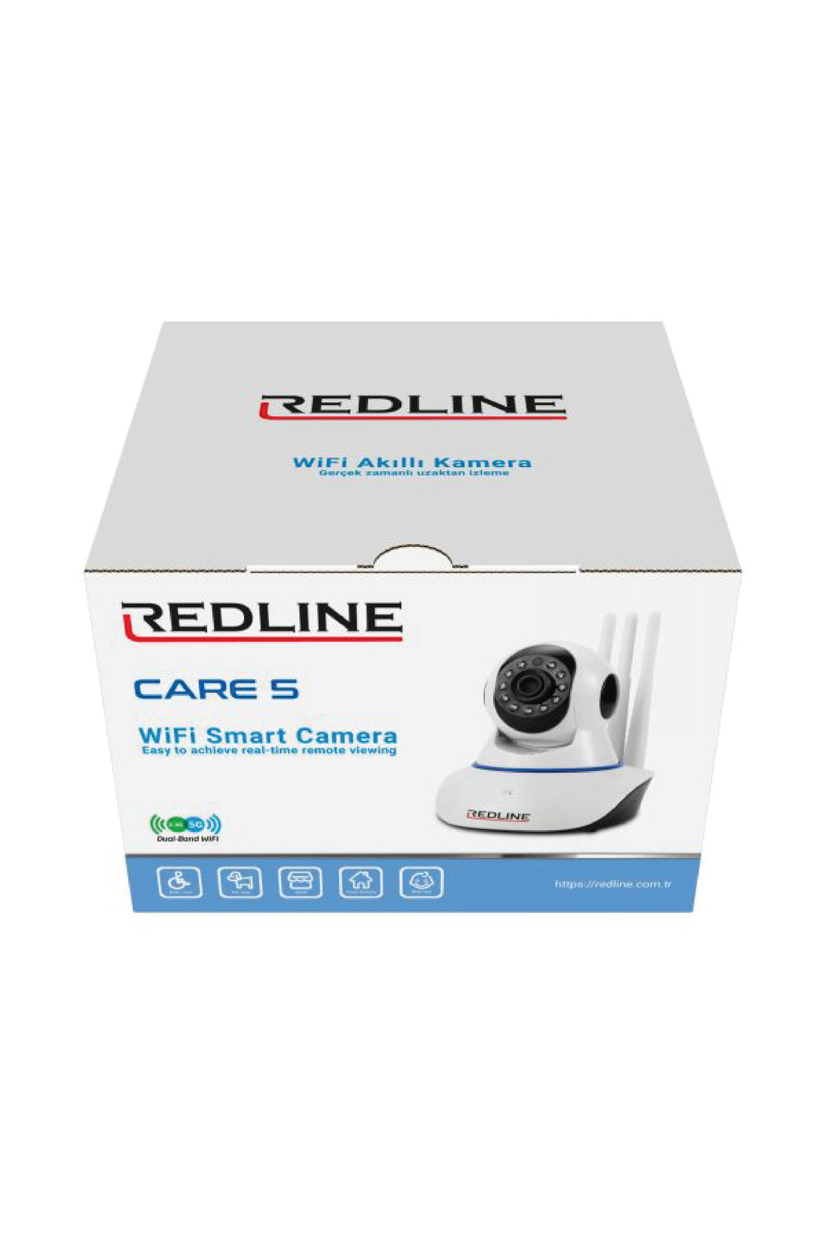 Redline Care 5 WiFi Akıllı Bebek Kamerası | Gece Görüşlü, Hareket Takipli, Mobil Uyumlu Kamera fotoğrafı 7 (önizleme)
