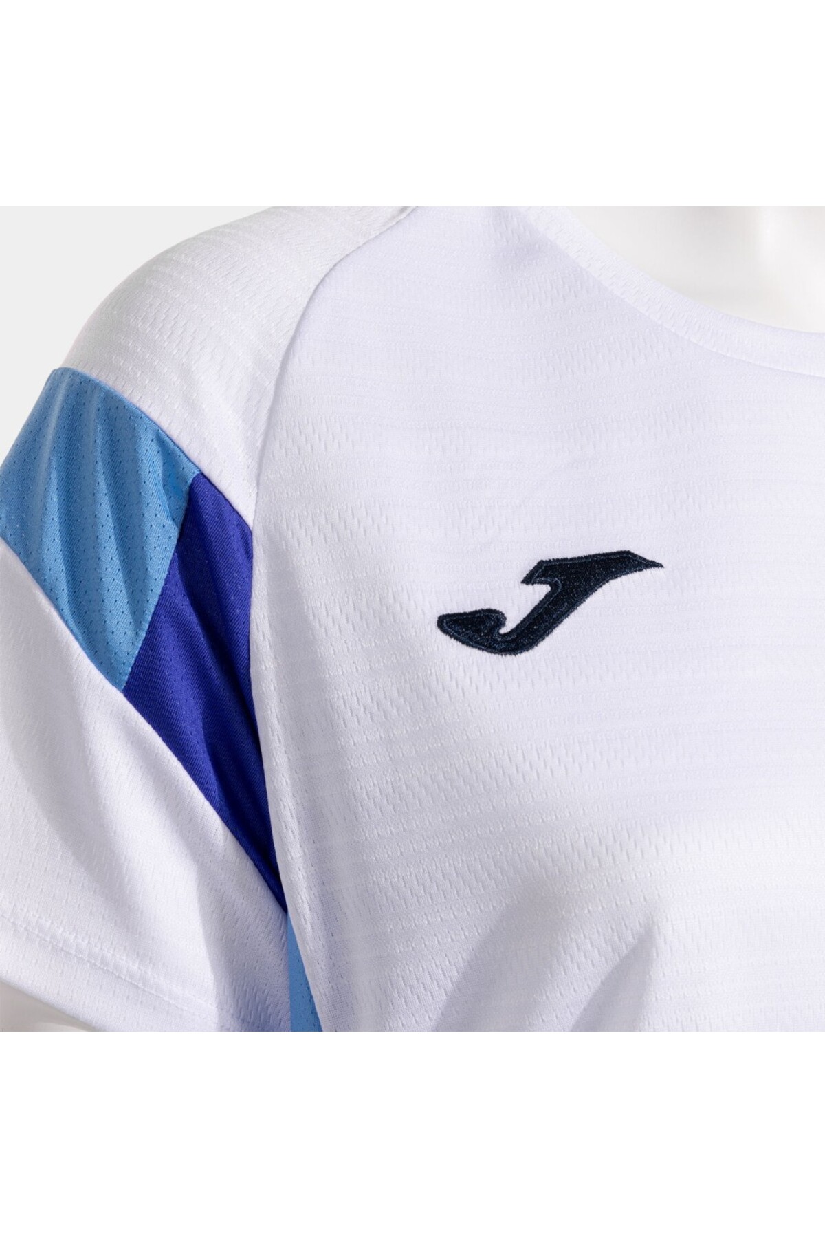 Joma Montreal Kadın Sıfır Yaka Beyaz Spor Tişört görsel 3