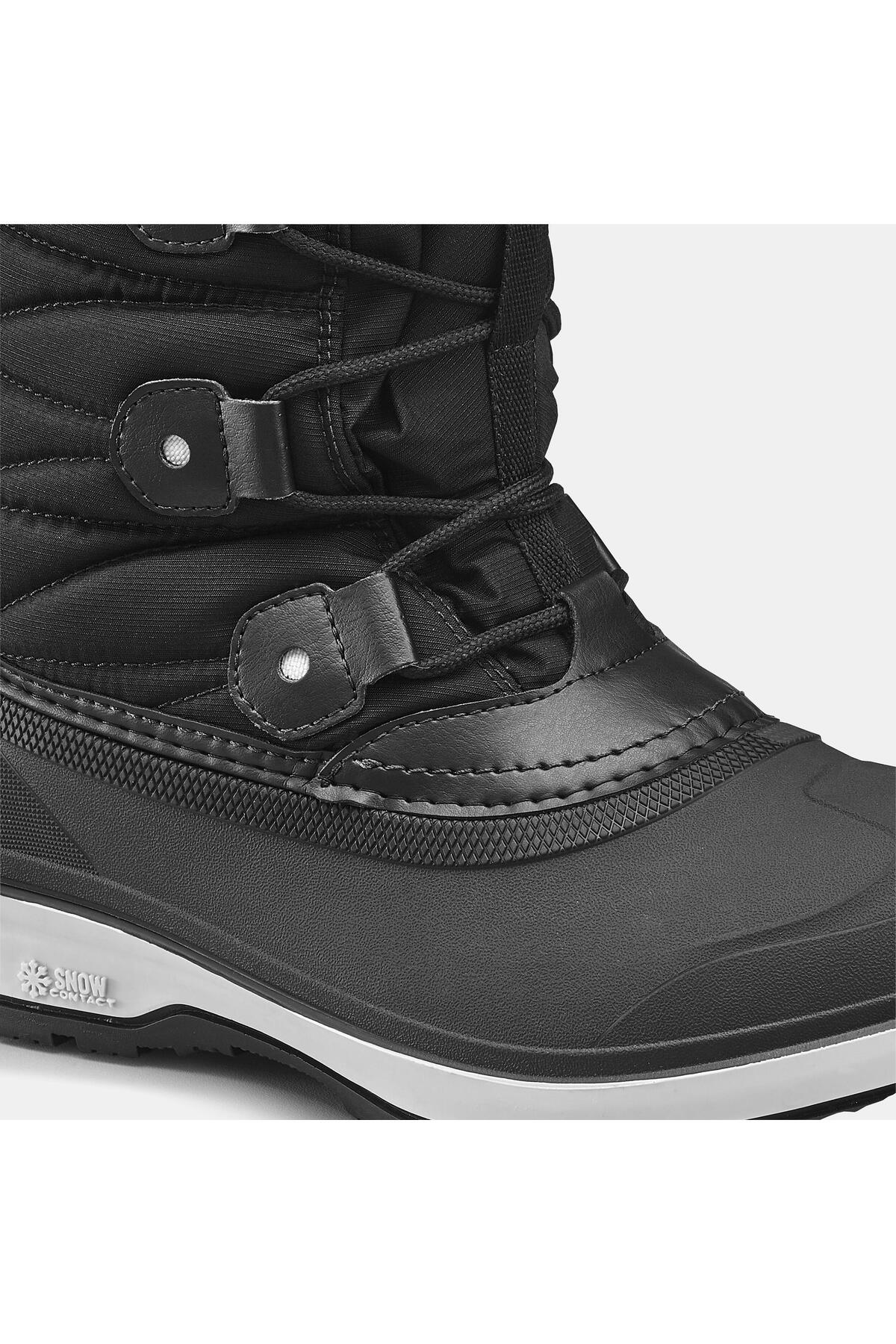 Decathlon Quechua Kadın Outdoor Kar Botu - Su Geçirmez - Siyah - NH500 görsel 2