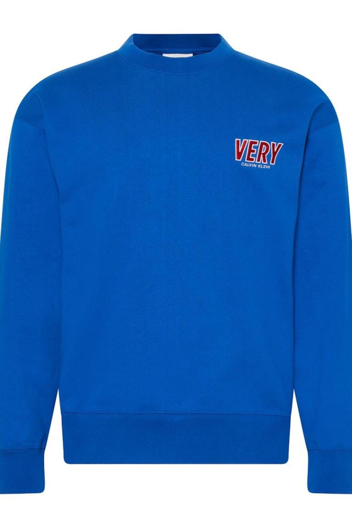 کلوین کلاین سویشرت پشمی ممتاز با لوگوی CN