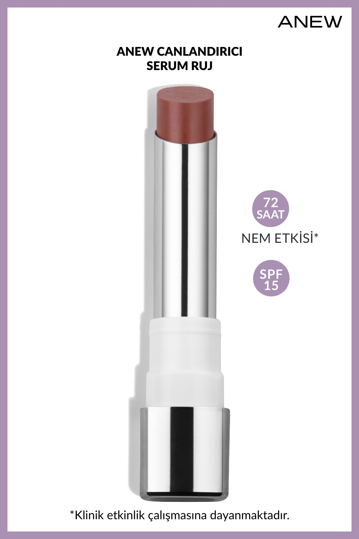 Avon Anew Revitalizing Serum Lipstick - Blossoming Pink