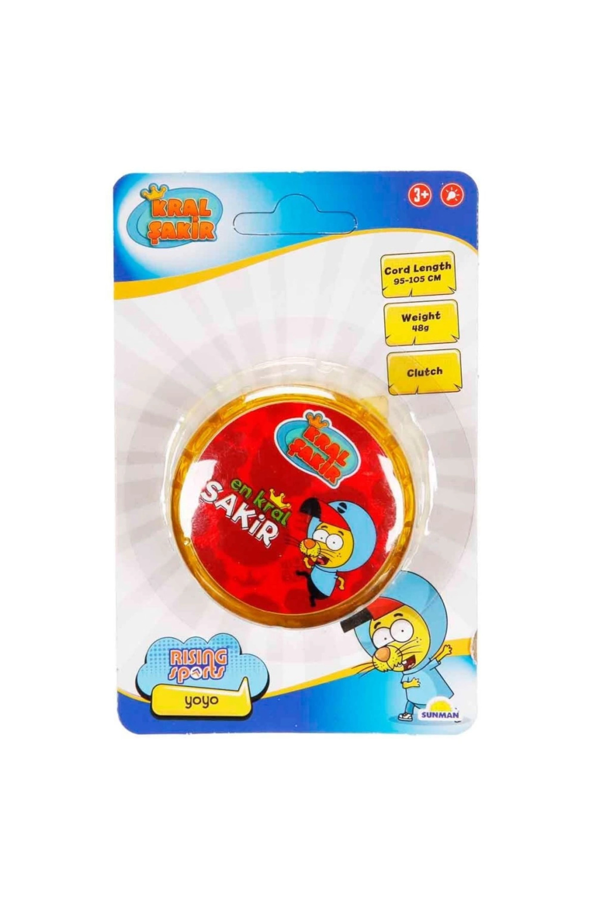 Lisinya BFS 5354 SUN-RST-RSP-YOYO KRAL ŞAKİR 6CM SARI IŞIKLI KRTL KRAL