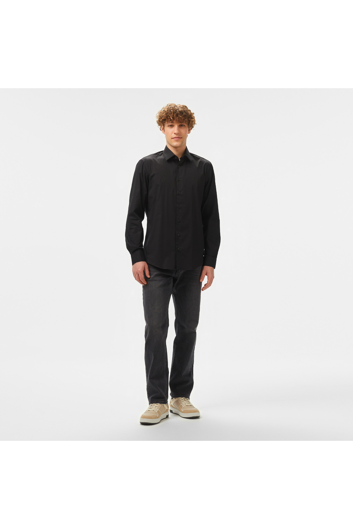 کلوین کلاین شلوار جین مشکی مردانه استاندارد راسته