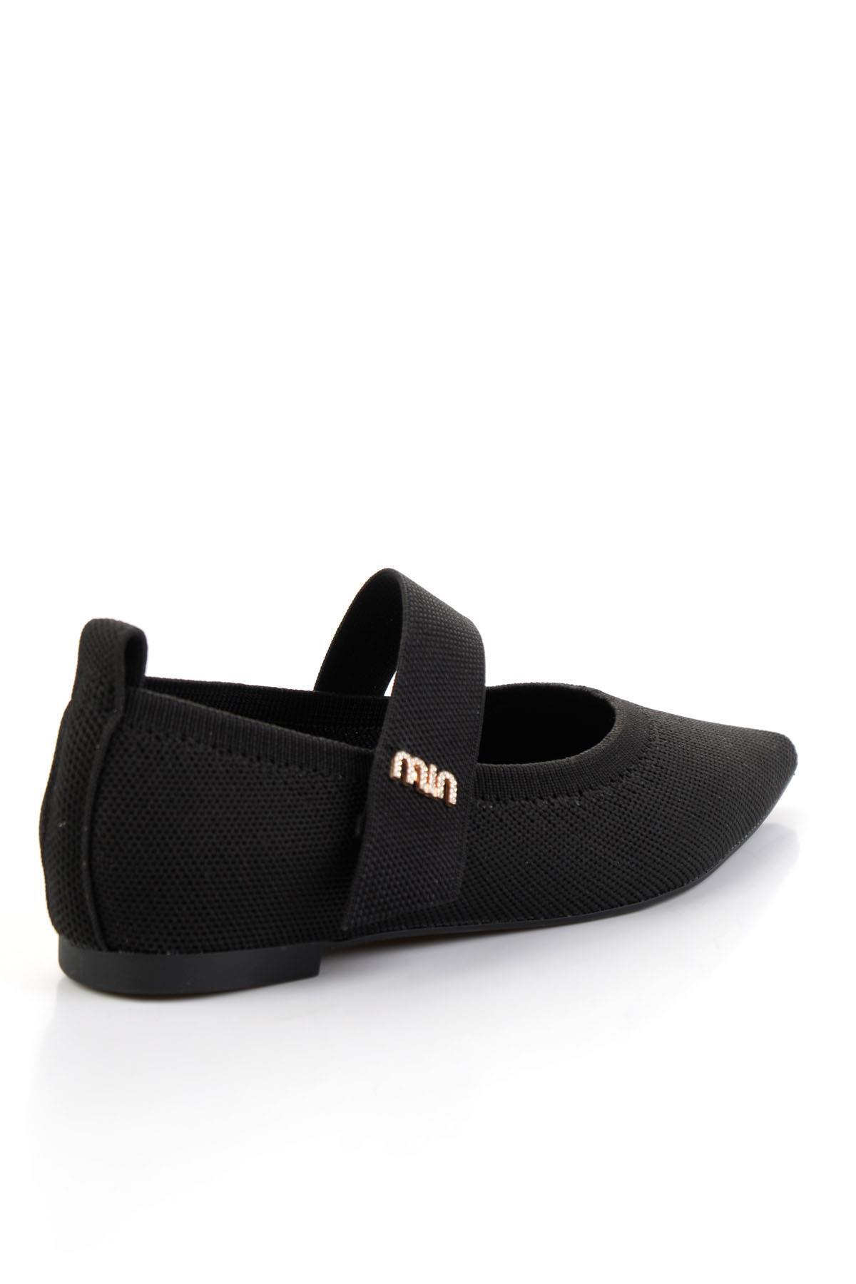 Bambi  Siyah Kadın Babet K01327023782 - Görsel 3