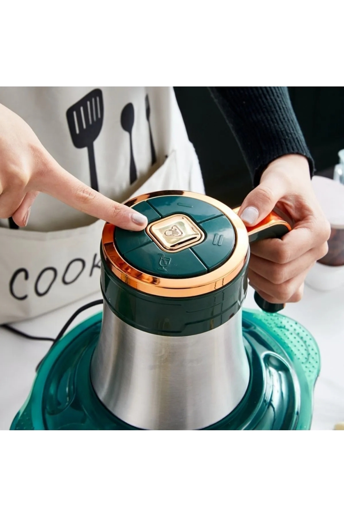 Empressco Elektrikli Mutfak Robotu, Sebze İçin 3,0 L Paslanmaz Çelik Kapasiteli fotoğrafı 2 (önizleme)