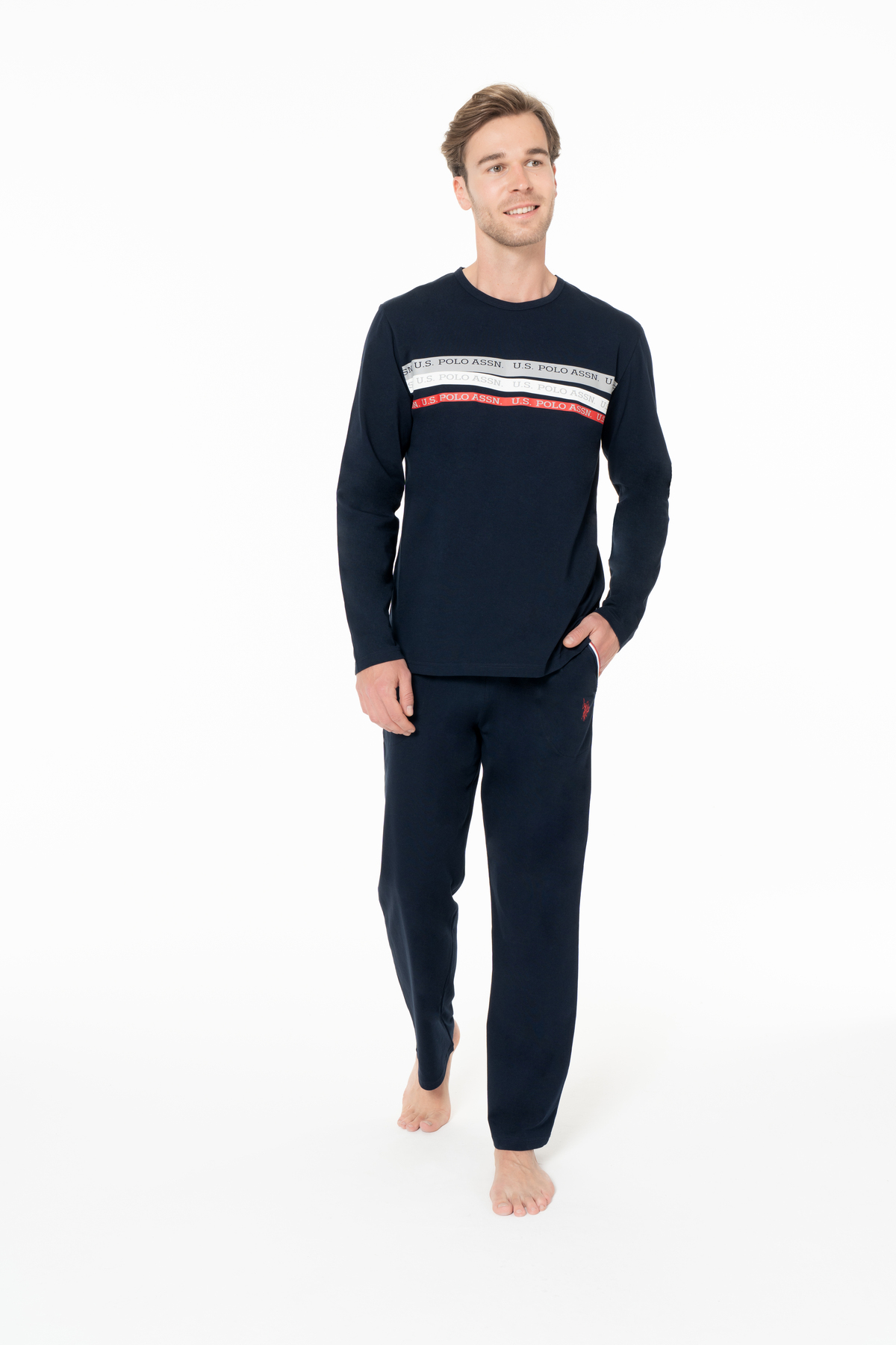 یو اس پولو ست لباس خواب مردانه فصل جدید