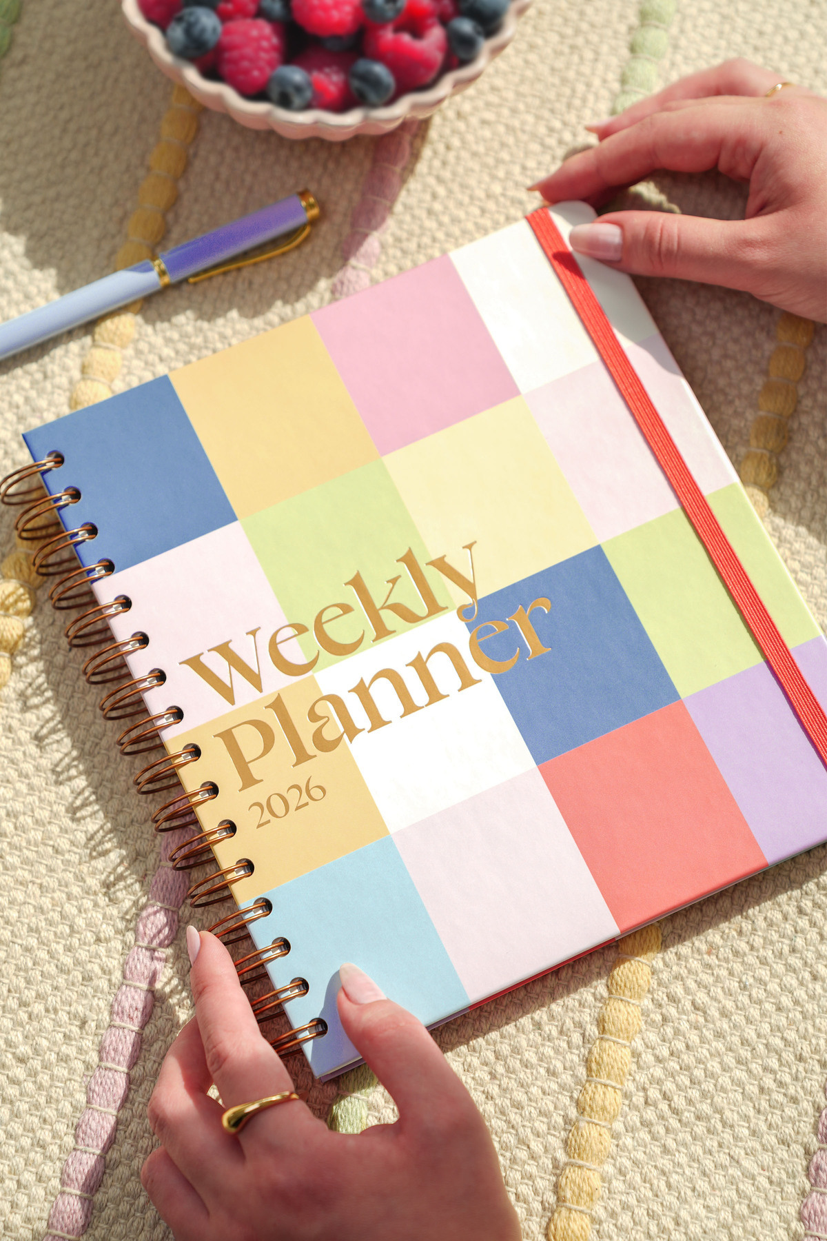 Matt Notebook 2026 Yılı Haftalık Kare Ajanda - 12 Aylık