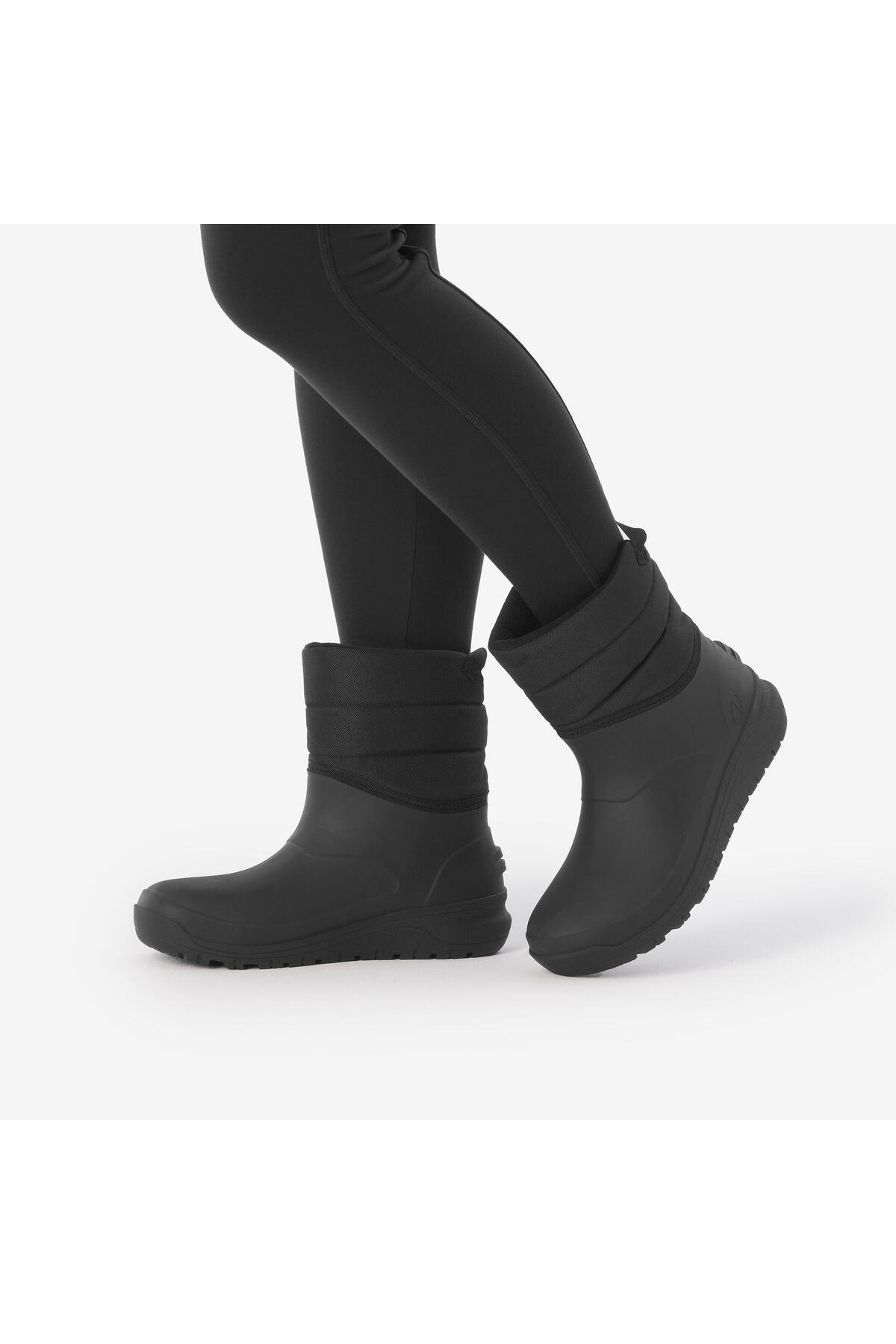 Decathlon Quechua Kadın Outdoor Kar Botu - Su Geçirmez - Siyah - NH100 Mid görsel 8