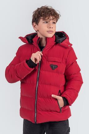 Zaziko Kids Nova Kumaş Kapüşonlu Erkek Çocuk Kışlık Mont KM2509