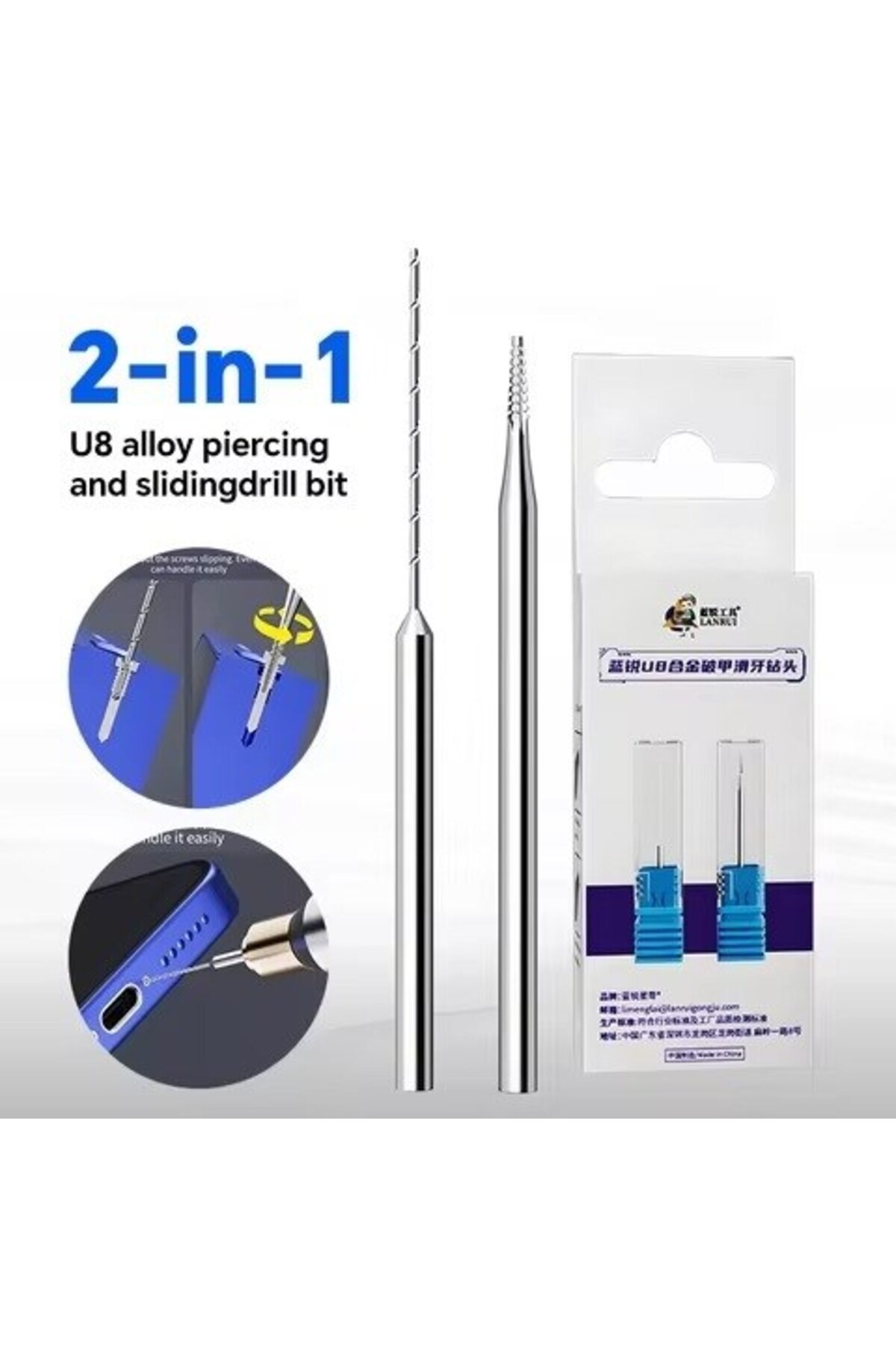 OEM Lanrui U8 Dramel Uç Seti (Cep Telefonu Yalama olan vidaları açmak için )