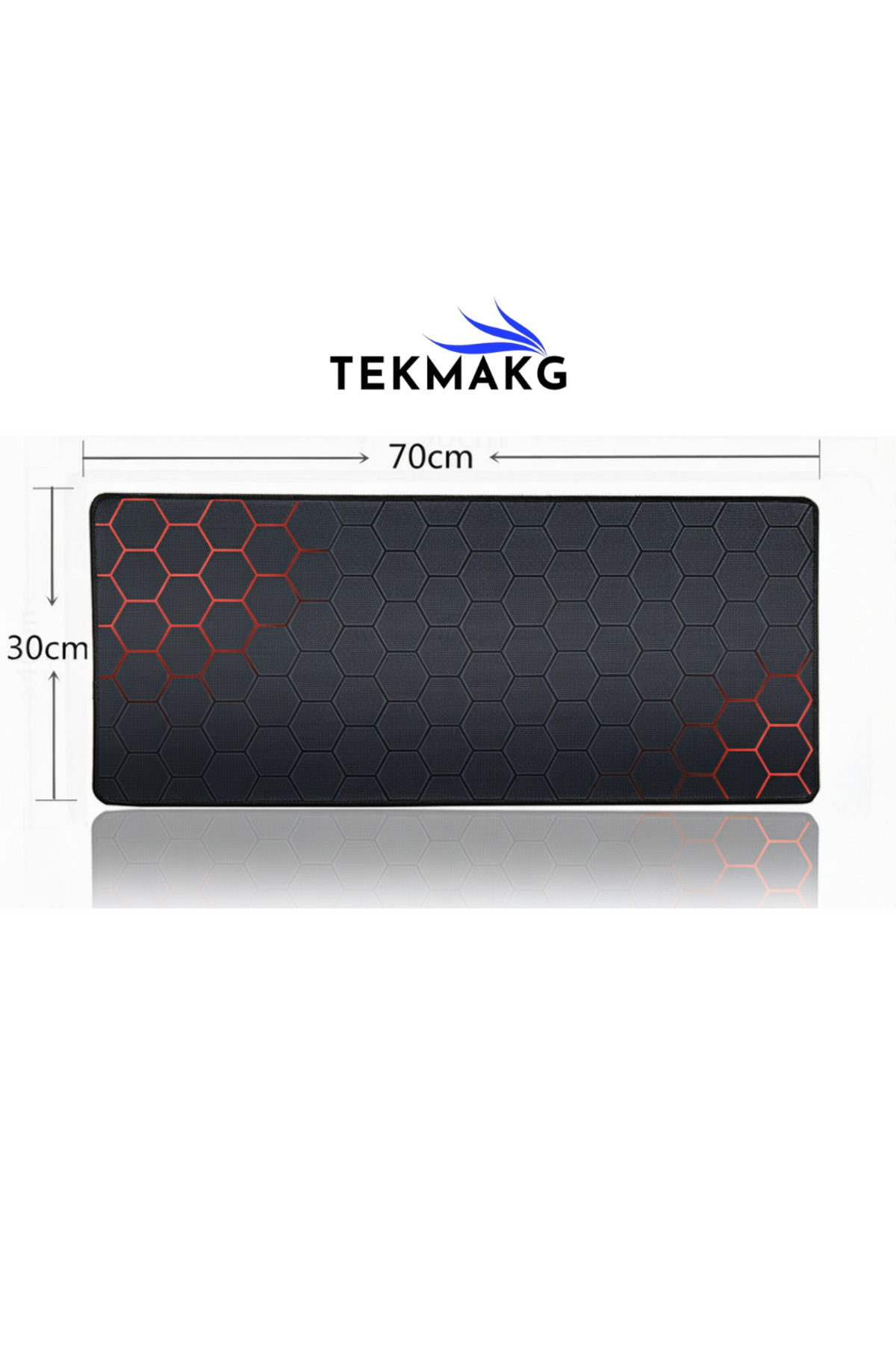Profesyonel Gaming Mousepad 70x30 cm Geniş Yüzeyli Kaymaz Tabanlı Mousepad