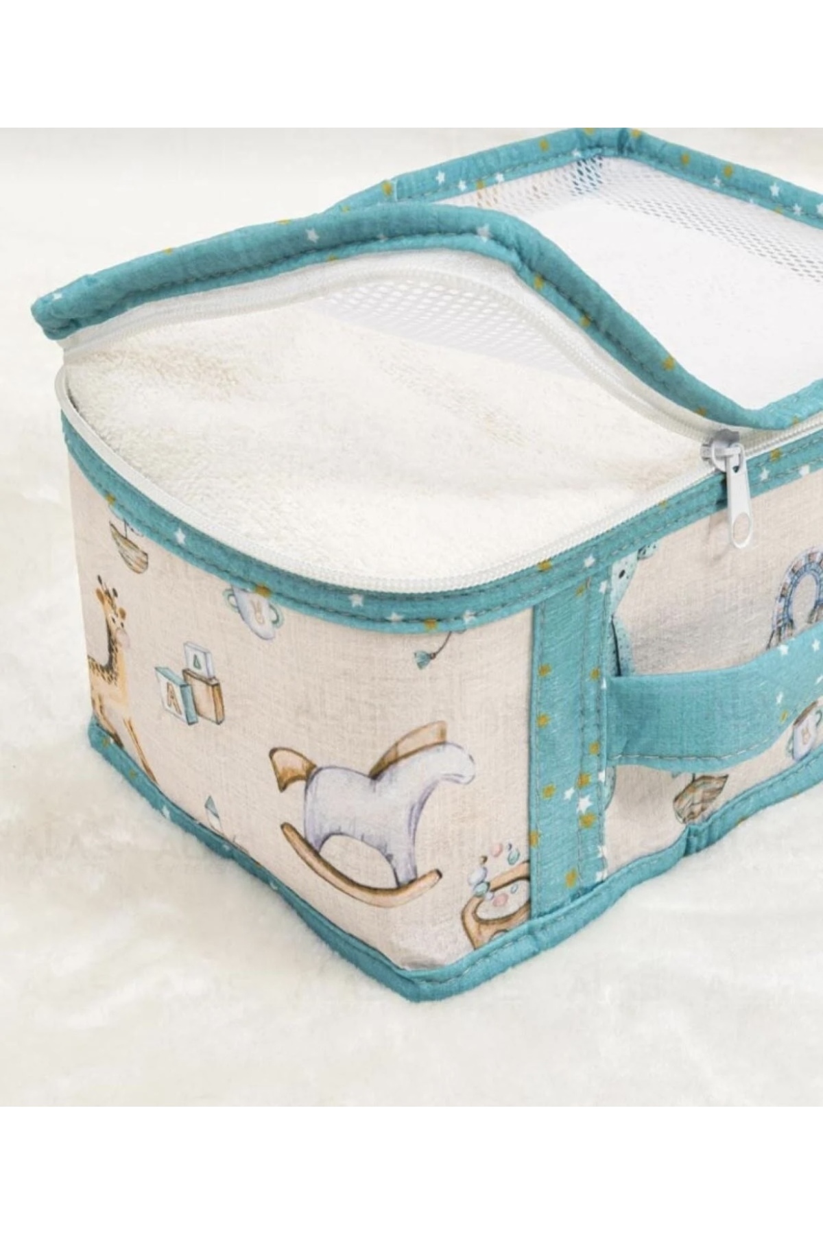 Genel Markalar Baby 6’lı Seyahat Seti Anne Bebek Çantası Hastane Çıkışı Düzenleyici Bebek Hurcu Doğum Çantası Mavi fotoğrafı 4 (önizleme)