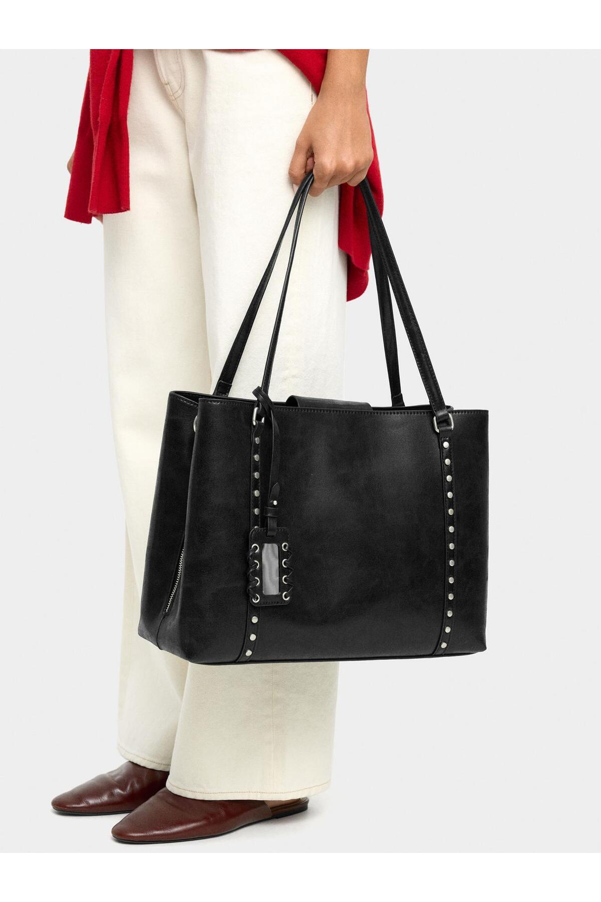 PARFOIS Zımba Detaylı 13" Laptop Çantası