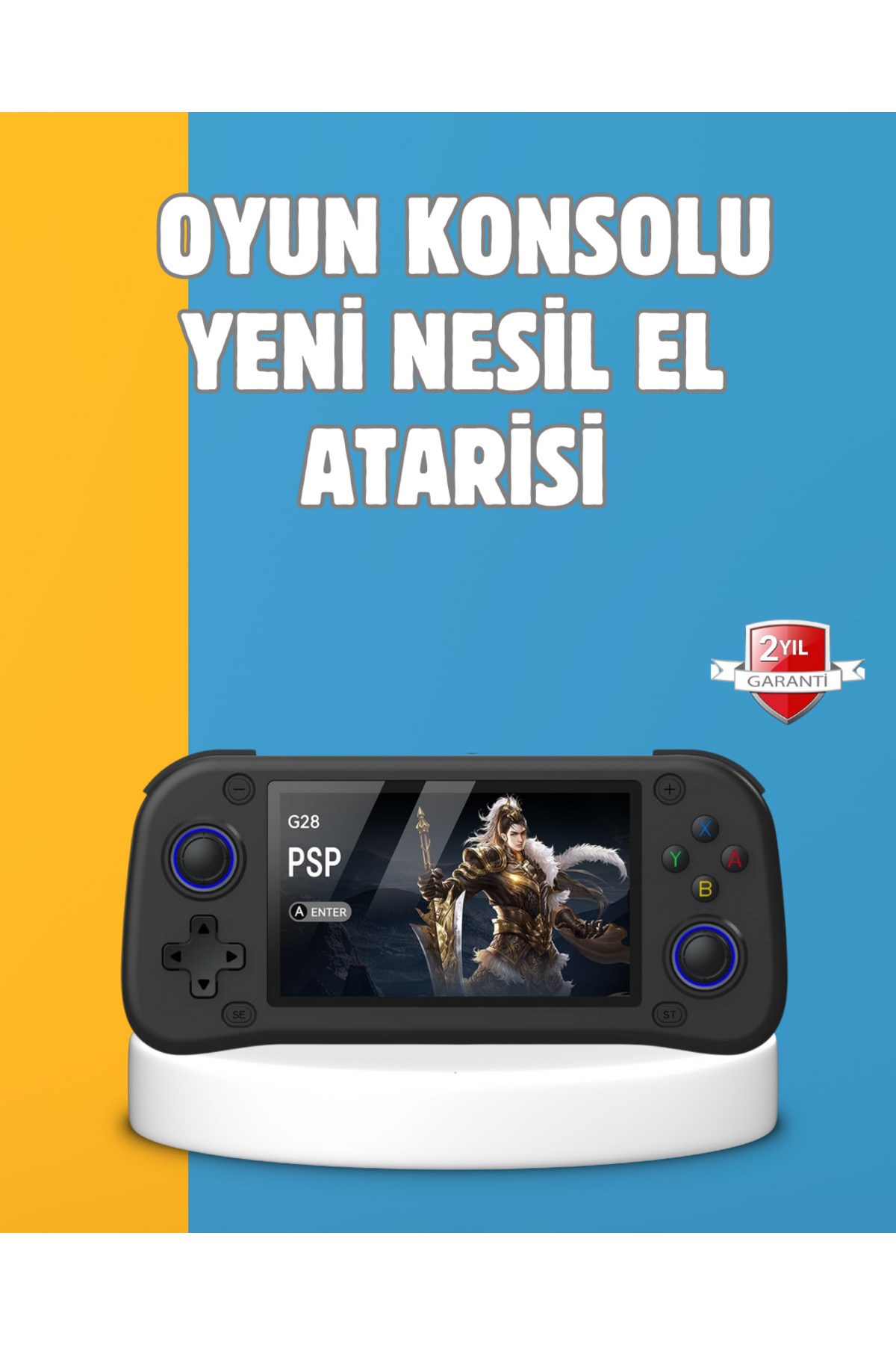 FrereConception Taşınabilir El Tipi Oyun Konsolu Çoklu Emülatör Destekli 64GB