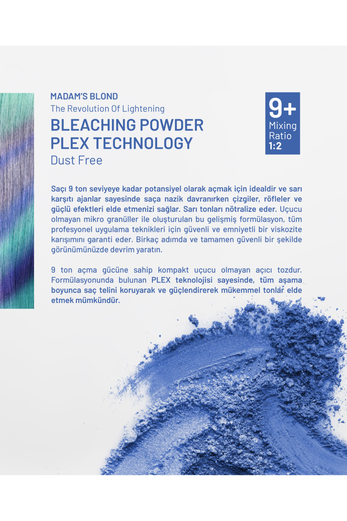 Powder Saç Açıcı Mavi — P003 — تصویر 2 از 3