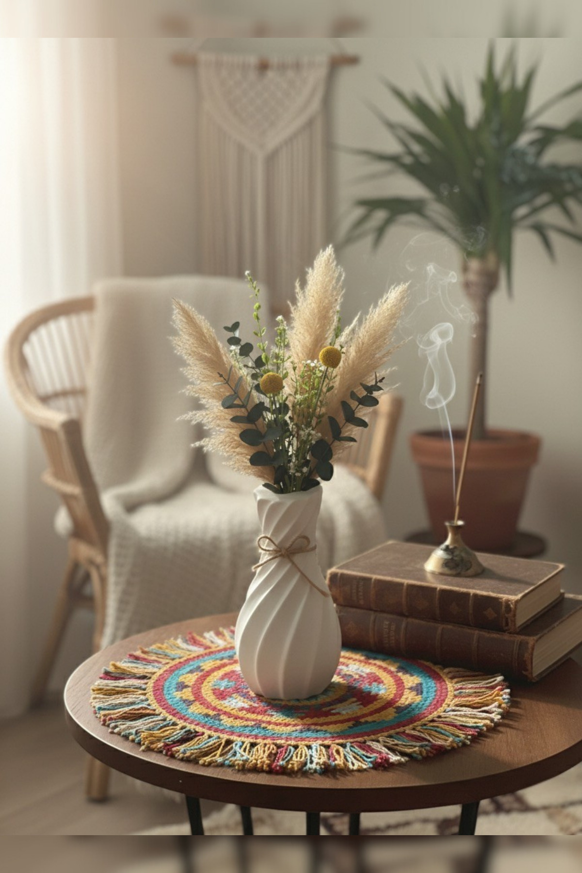 SNURDESIGN Bohem Tarzı Kıvrımlı Vazo - Fiyatı, Yorumları