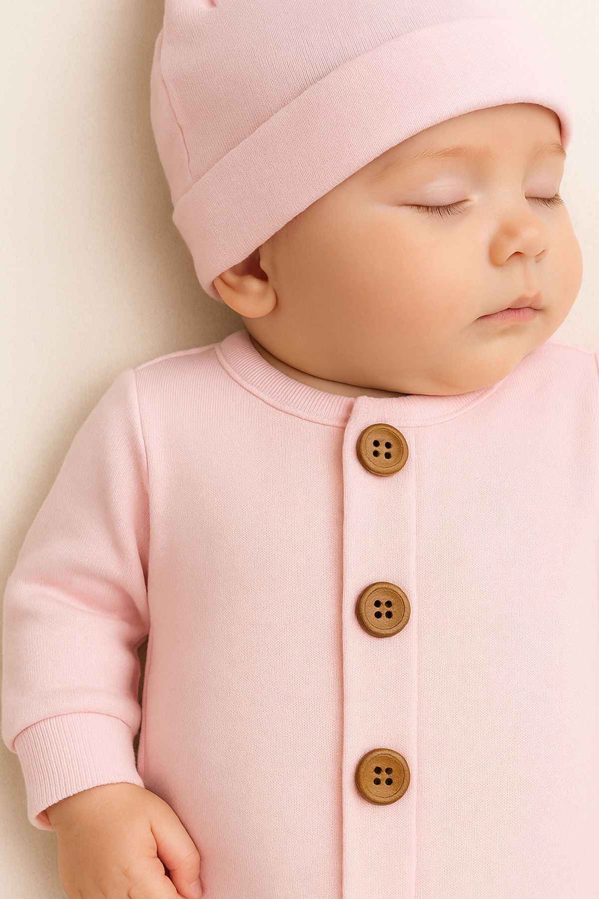 Oz Baby Mevsimlik %100 Pamuk Bereli Bebek Tulum Takım - Yeni Sezon Unisex fotoğrafı 3 (önizleme)