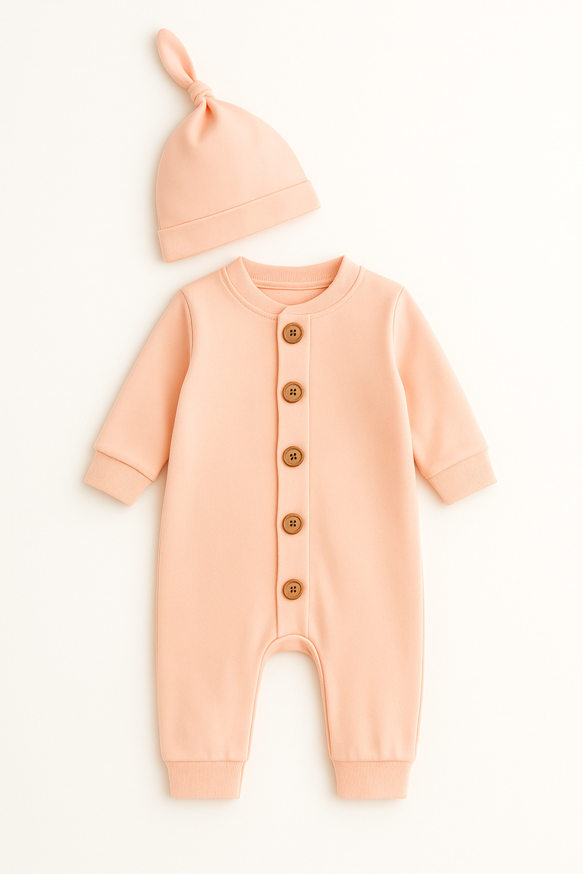 Oz Baby Mevsimlik %100 Pamuk Bereli Bebek Tulum Takım - Yeni Sezon Unisex fotoğrafı 2 (önizleme)