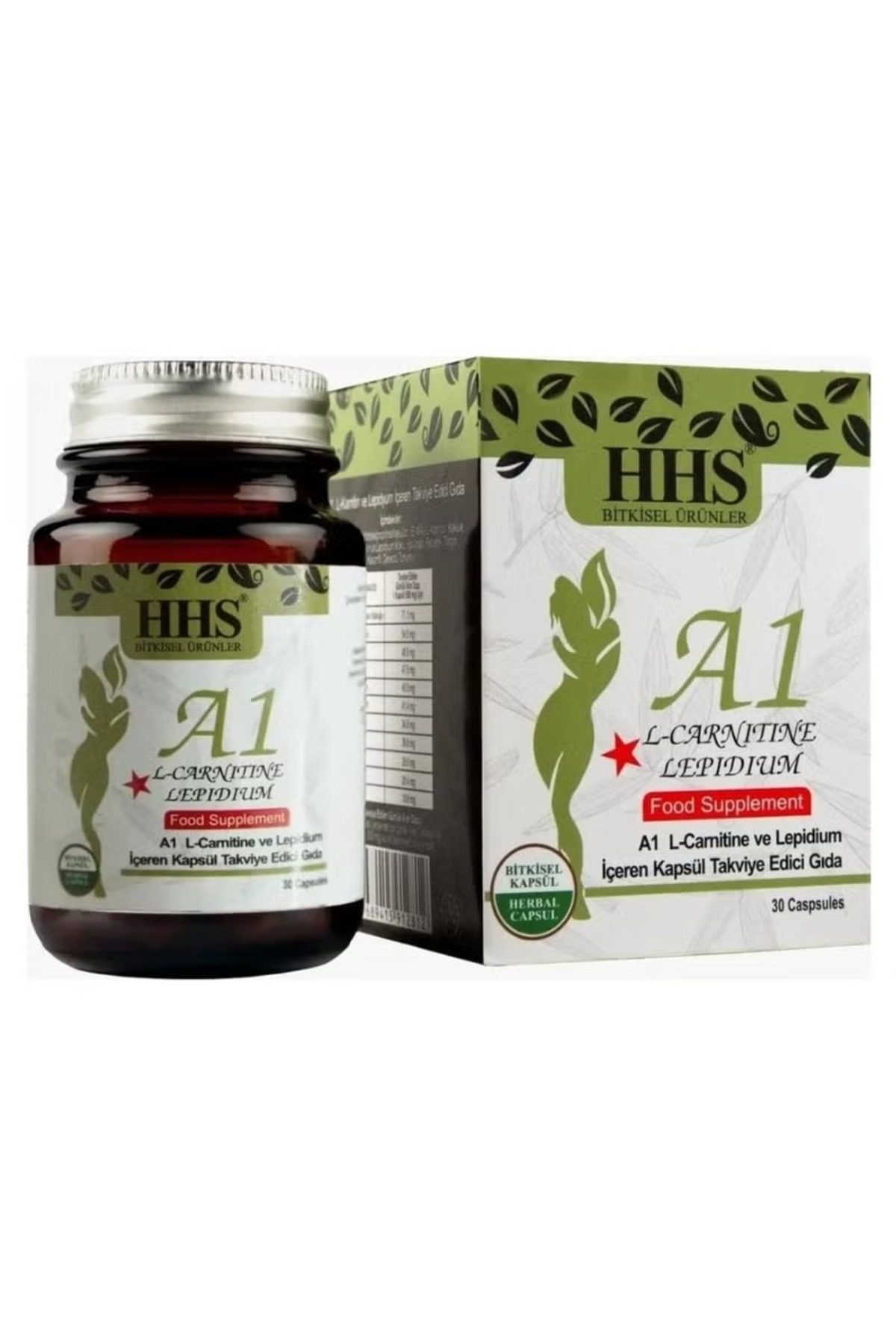 Hhs A1 L-carnitine Lepidium - Herbal 30 Capsules For Weight Loss- Trendyol