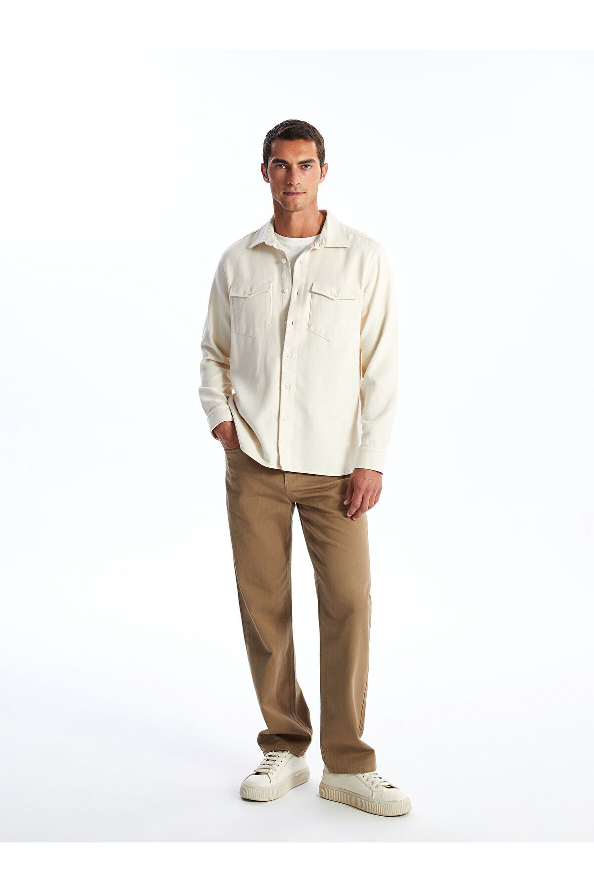 ال سی وایکیکی شلوار چینو مردانه مدل Relaxed Fit