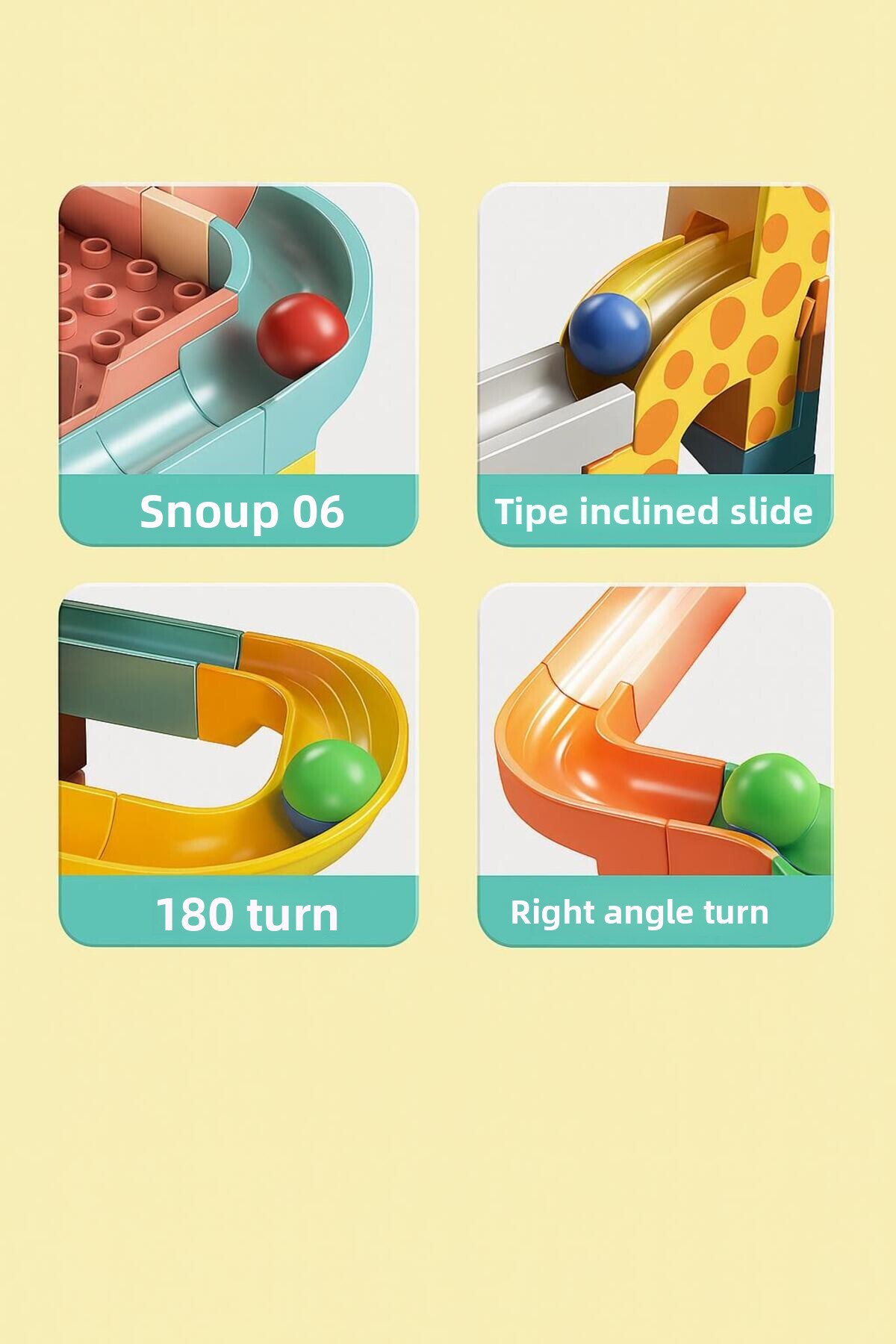 دود ۱۴۲ تکه مجموعه بلوک‌های ساختمانی ماجراجویی لغزنده