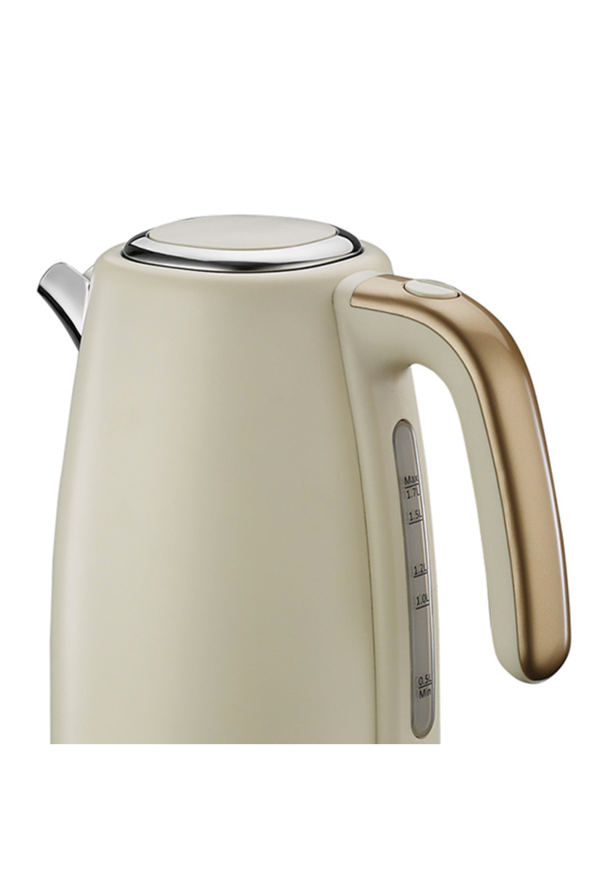 Berghoff Gem Pearl 1.7 Litre Vanilya Krem Rengi Gold Modern Su Isıtıcı