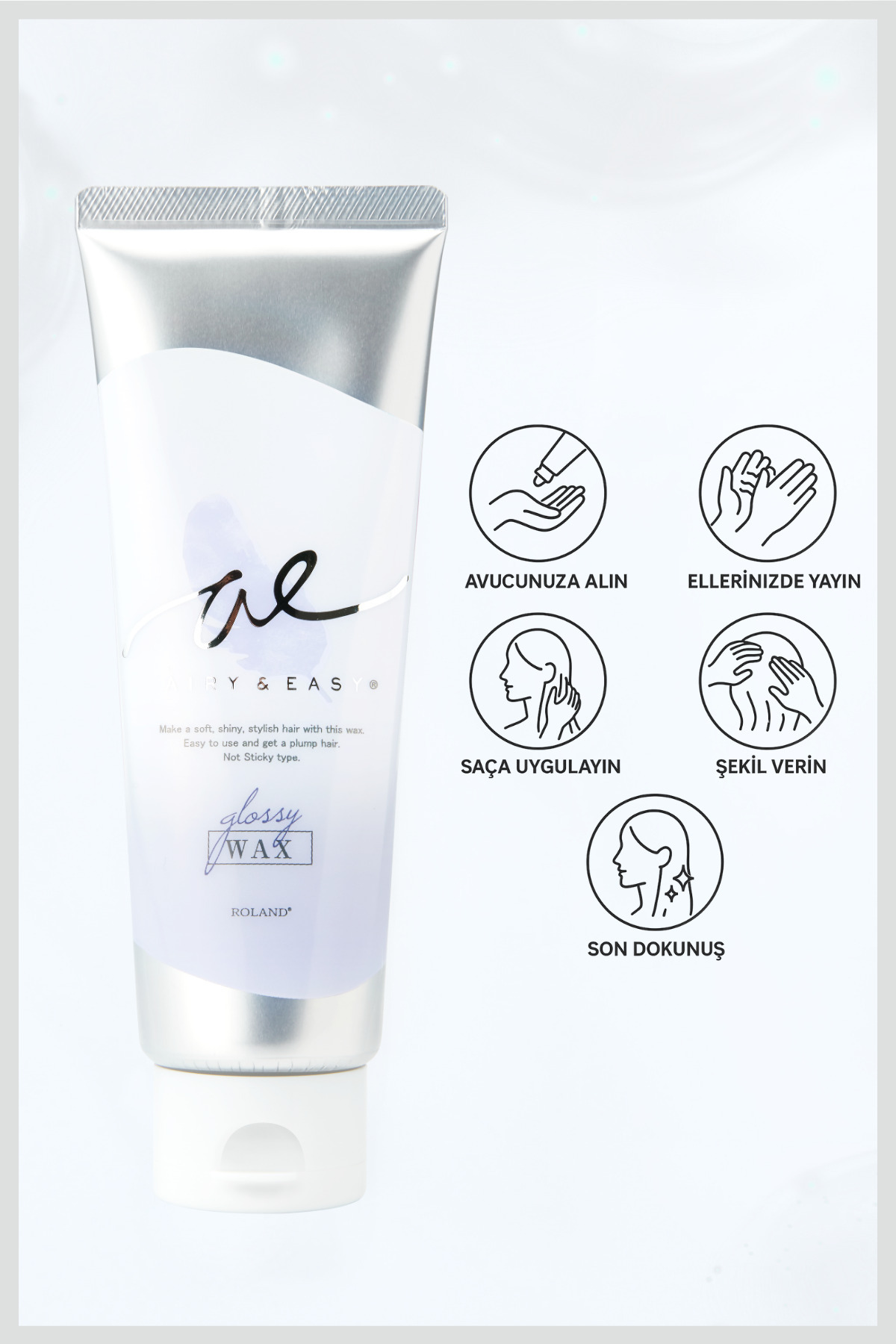 واکس براق و انعطاف‌پذیر Airy & Easy Glossy، واکس حالت‌دهنده موی براق و انعطاف‌پذیر — CR140827 — تصویر 4 از 6
