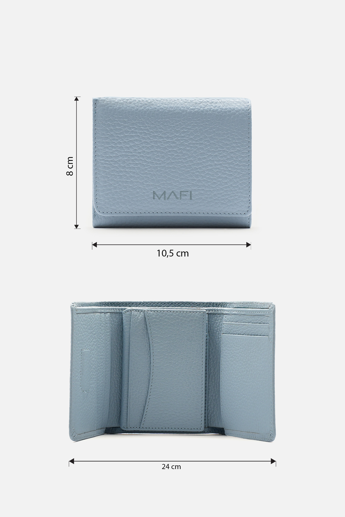 MAFİ Magnetic Hakiki Deri Mıknatıslı Unisex Cüzdan, Zarif ve Güvenli Tasarım görsel 3