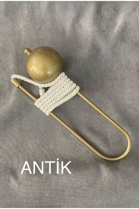 MGEStore Perde Tutucu Renso Perde Askısı Aksesuar Topuzlu 1 Adet Antik