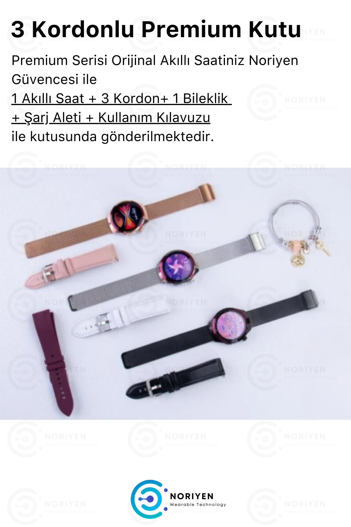 Kadınlara Özel SK6 Mini Premium Çelik Kasa ve Deri Kordonlar Türkçe Kolay Kullanım Kadın Akıllı Saat