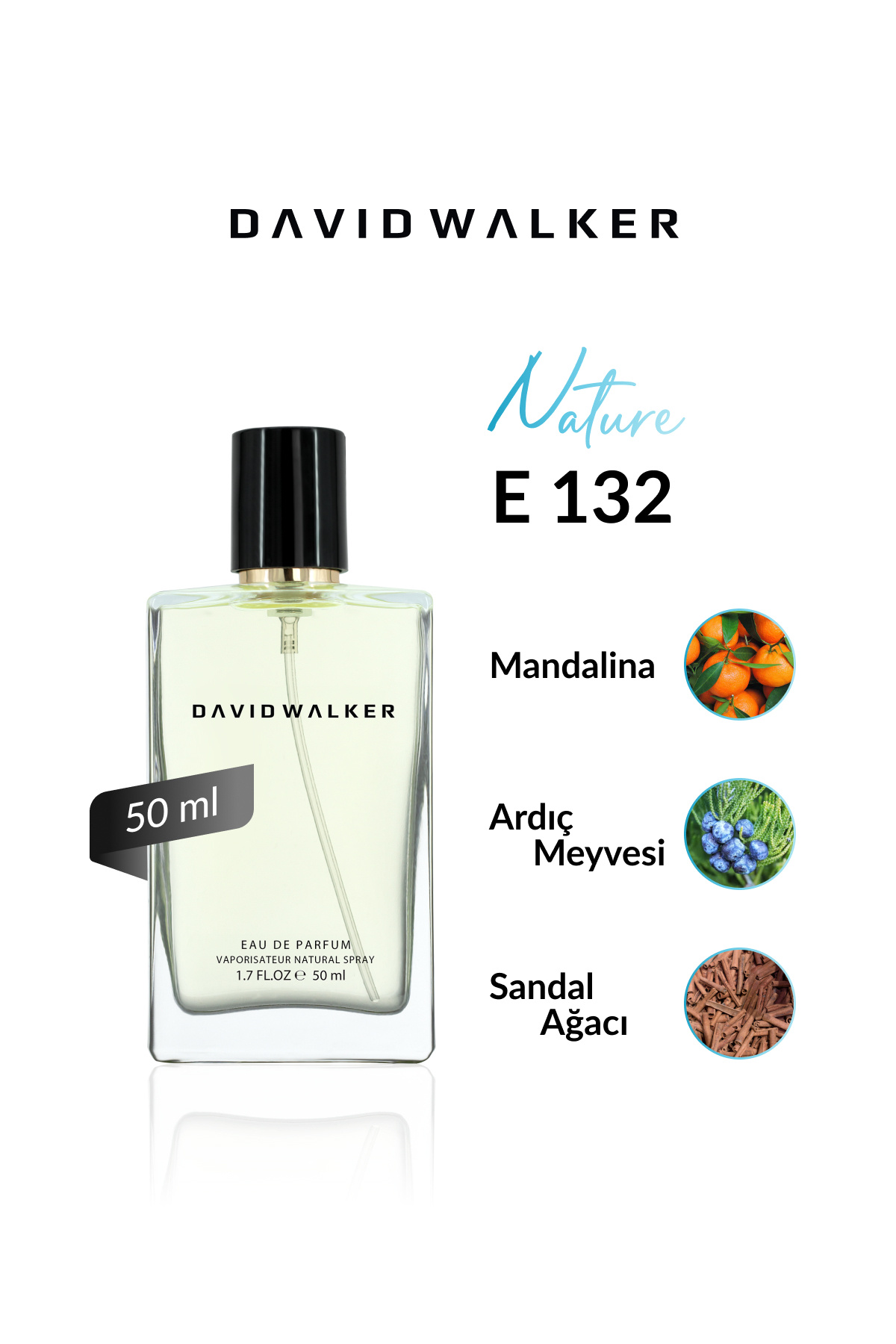 دیوید واکر E132 Whiteen 50 ml عطر مردانه 
