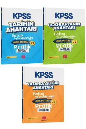 Andromeda 2026 Kpss Pratik 3'lü Hafıza Teknikleriyle Müzik Destekli Set - Gen...
