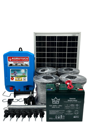 KORUYUCU ÇİT Koruyucu Elektrikli Çit Sistemi (DOMUZ AYI KOVUCU) Monokristal G...