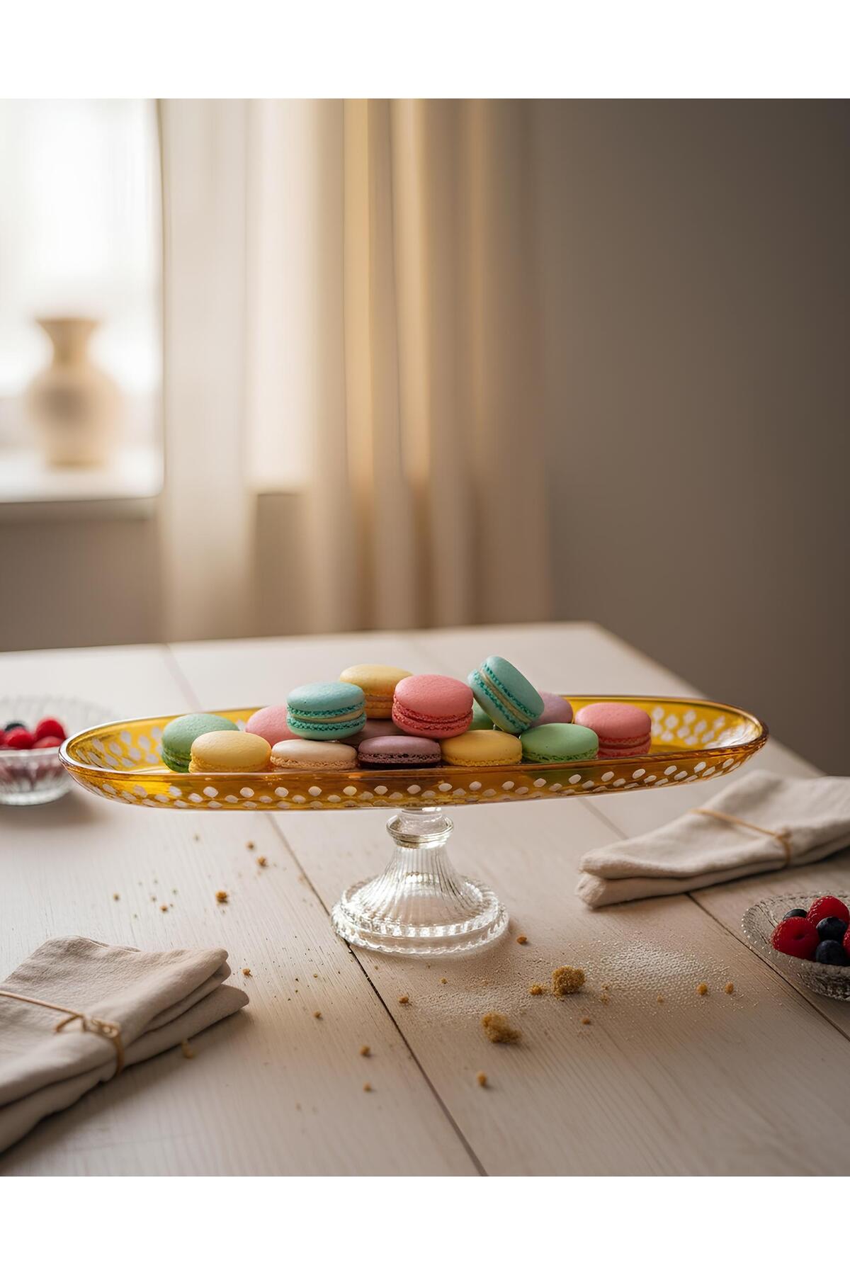 Cut Decor Colorful Boat Serving Plate,Cookies,Macaron Plate