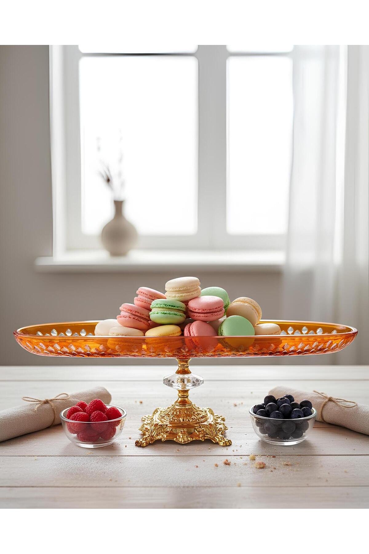 Cut Decor Colorful Boat Serving Plate,Cookies,Macaron Plate