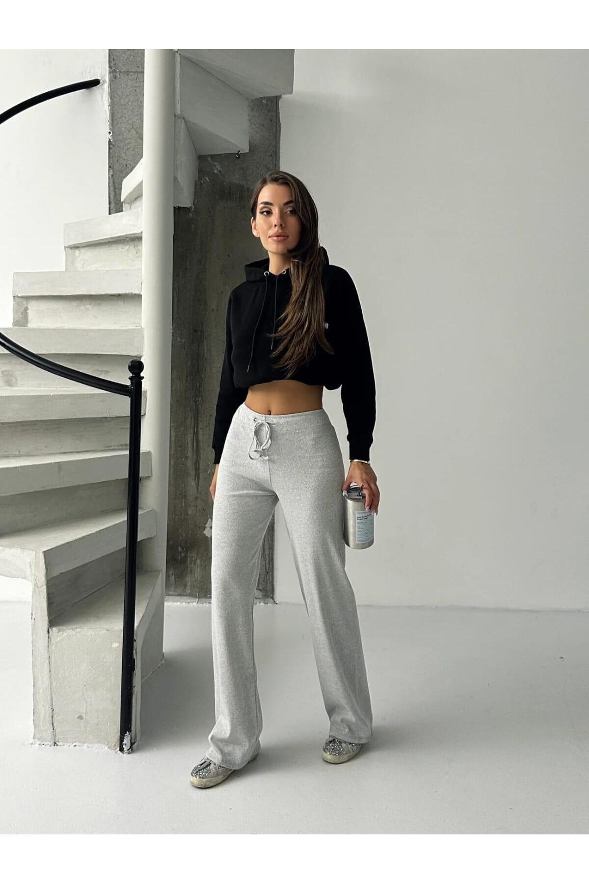 albaroda  Fitilli Rahat Günlük Eşofman - Görsel 2