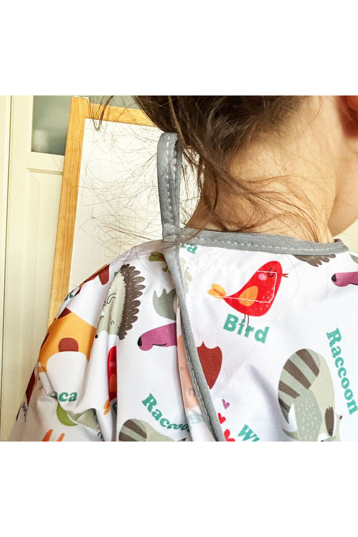 yorni 3-6 Yaş, Zoo, Sıvı Geçirmez, Makinede Yıkanabilir, Uzun Kollu Çocuk Faaliyet, Aktivite Boyama Önlüğü fotoğrafı 5 (önizleme)