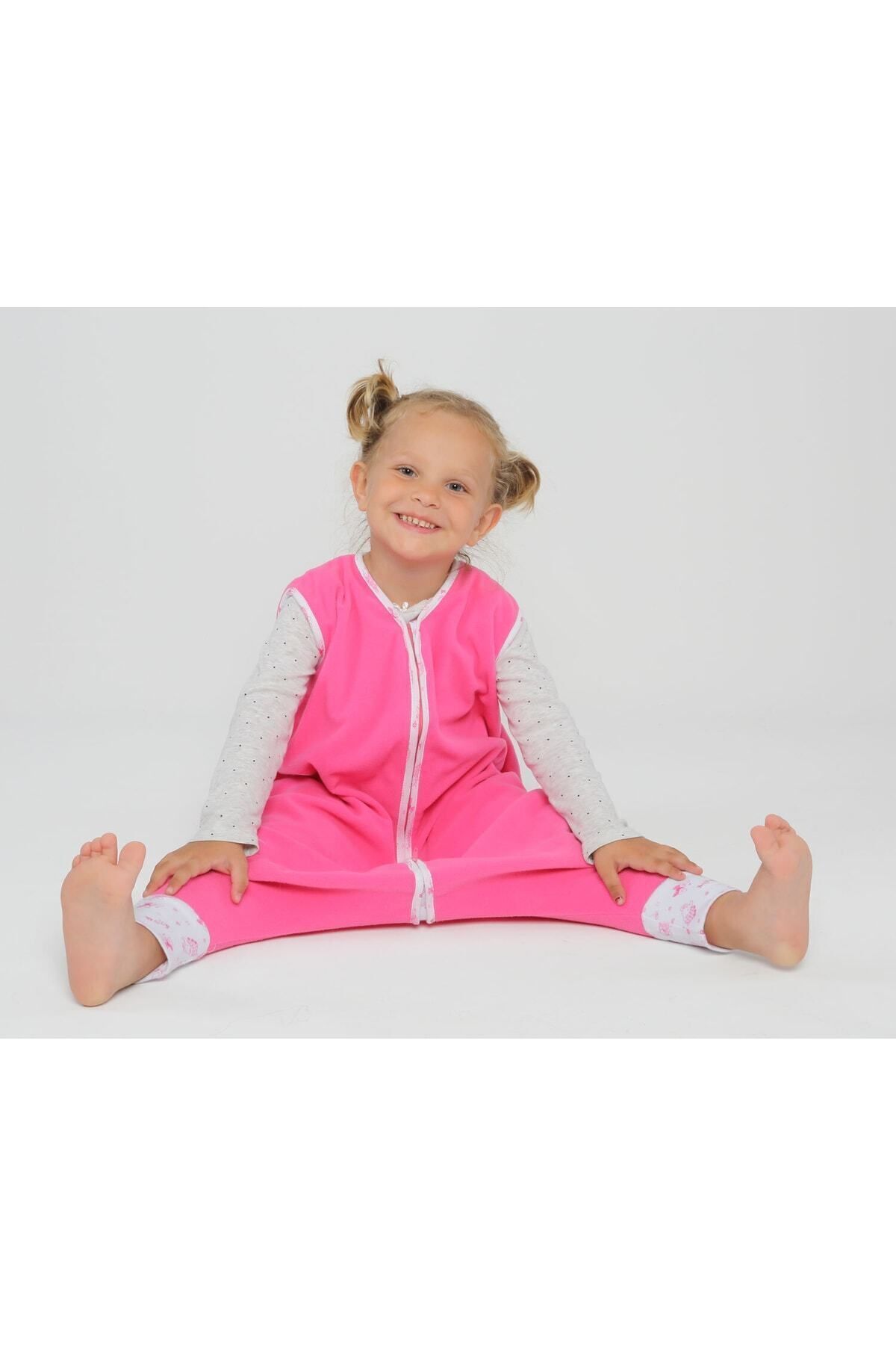 yorni Ayaklı Kolsuz Mikro Polar Bebek Uyku Tulumu fotoğrafı 7 (önizleme)