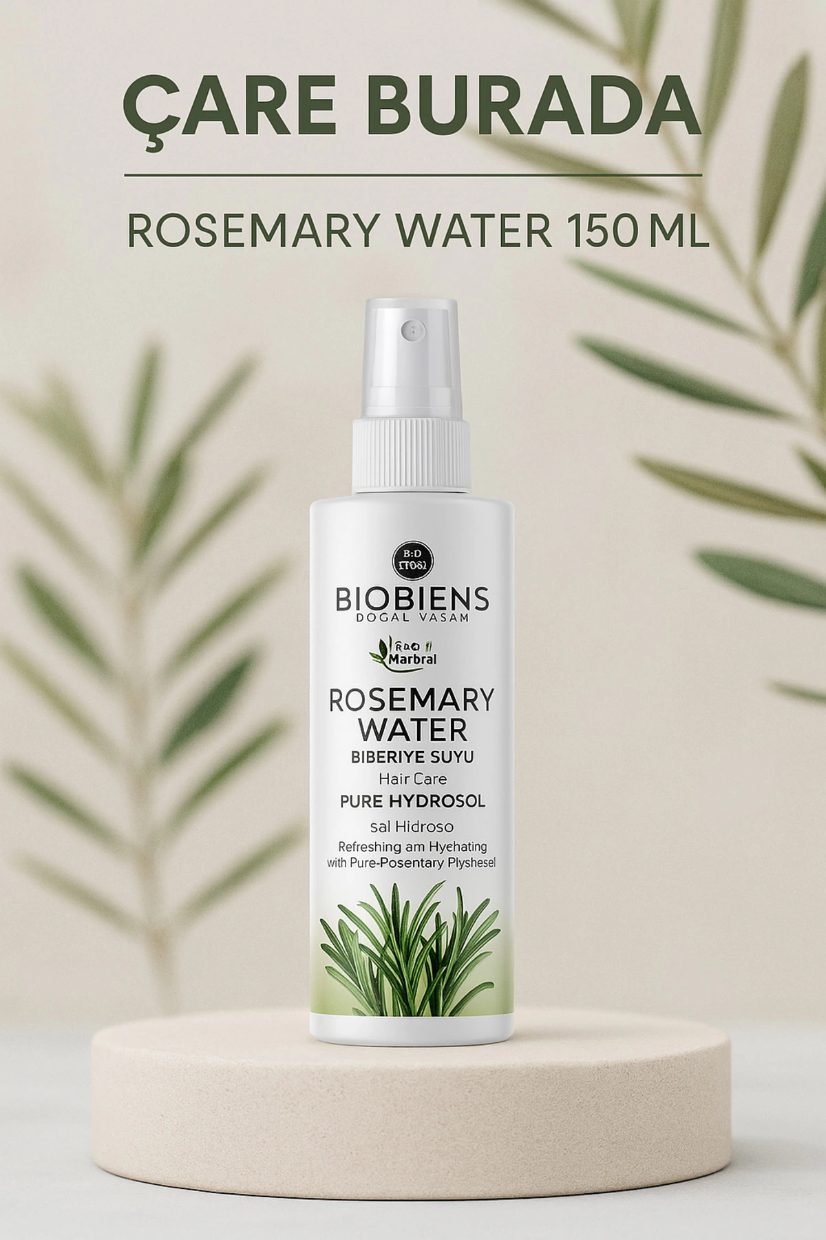 Çare Burada Biobiens- Biberiye Suyu 150 Ml (Saf Hidrosol) — biberiyesuyu