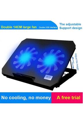 Torima Laptop Soğutucu Çift Fanlı Ayarlanabilir Dizüstü Bilgisayar Soğutma Fa...