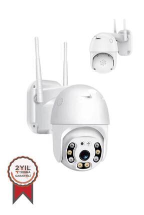 Torima CMR-12 Beyaz 360° Görüş Hareketli Wi-Fi Akıllı IP Güvenlik Kamerası Dı...