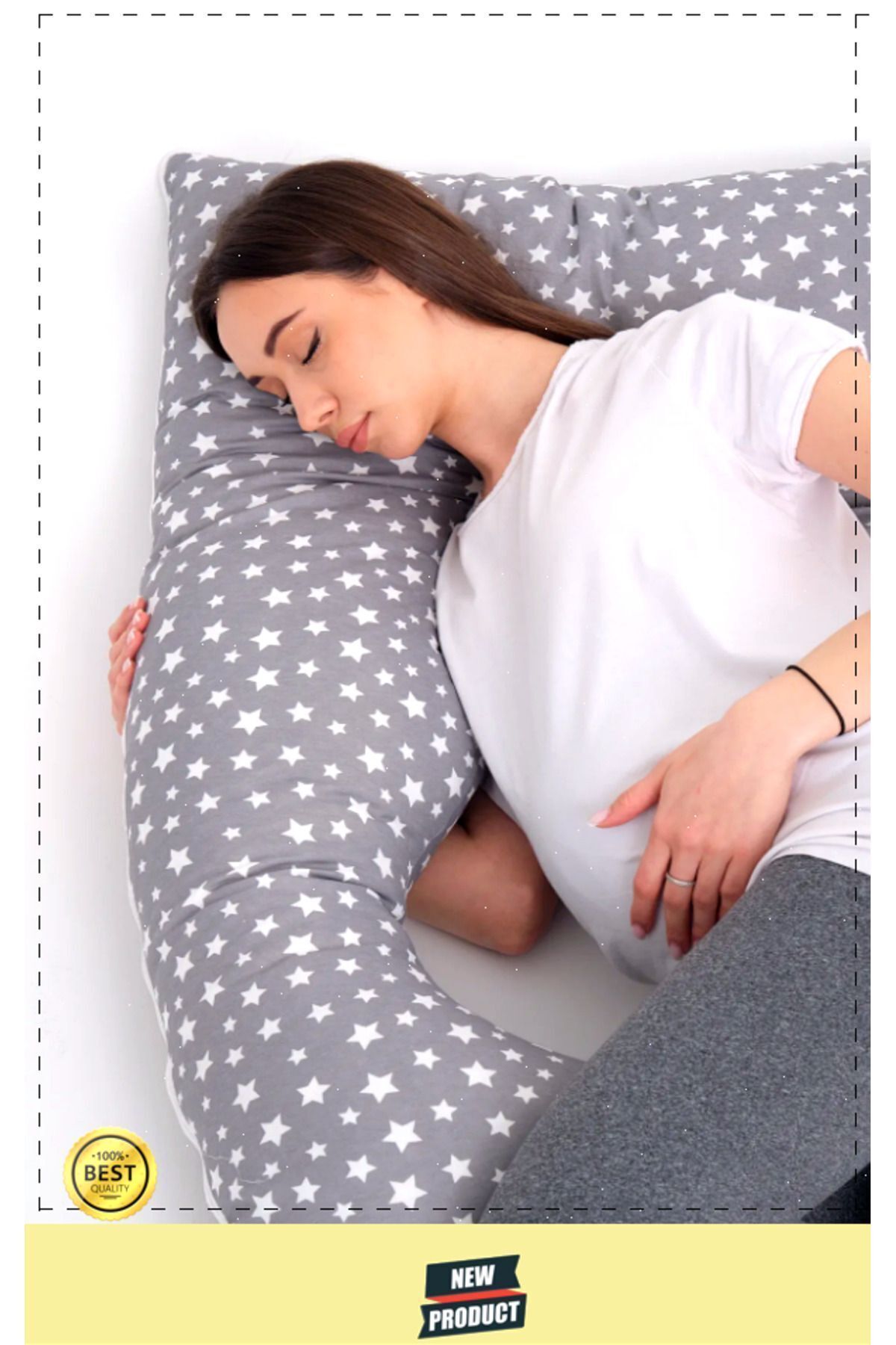 OMZ Hamile Yastığı Destekli Uyku Emzirme Minderi Gebelik Minder Ve Hamilelik Yatak fotoğrafı 4 (önizleme)