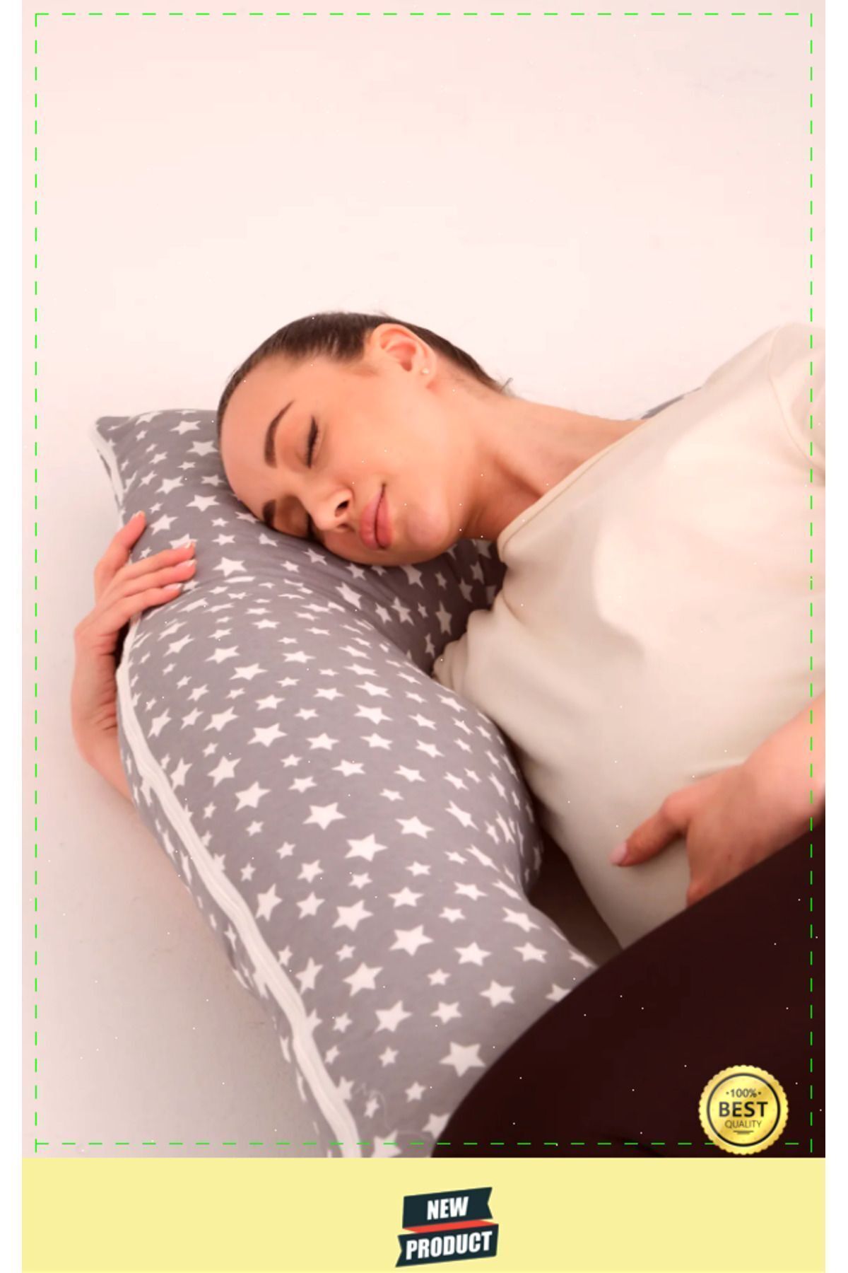 OMZ Hamile Yastığı Destekli Uyku Emzirme Minderi Gebelik Minder Ve Hamilelik Yatak fotoğrafı 5 (önizleme)