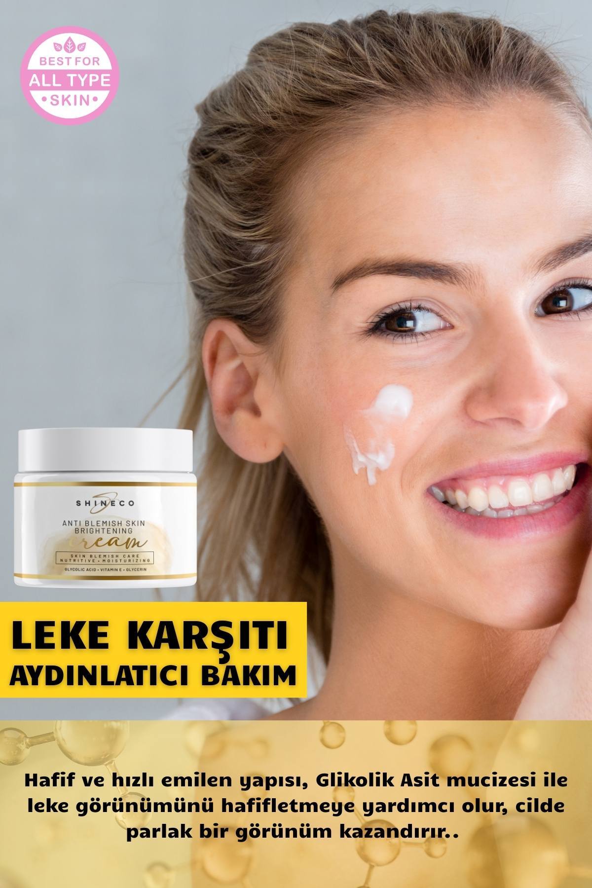کرم صورت  GLİKOLİK ASİT - VİTAMİN E