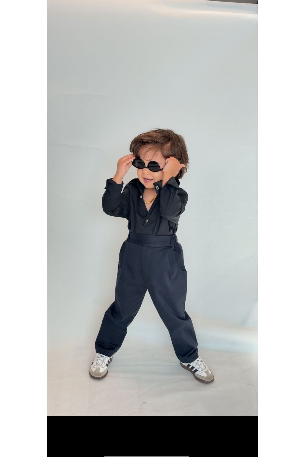 favorimkids Bebek Çocuk Krem Uzun Kollu Pantalon Gömlek Takım 1-5 yaş new1 fotoğrafı 4 (önizleme)