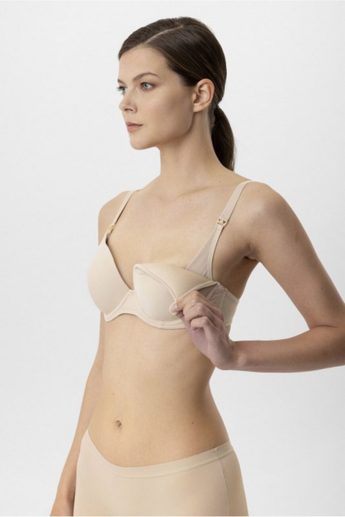 Pierre Cardin Kadın Ten 6117 Kaplı Emzirme Sütyeni fotoğrafı 4 (önizleme)