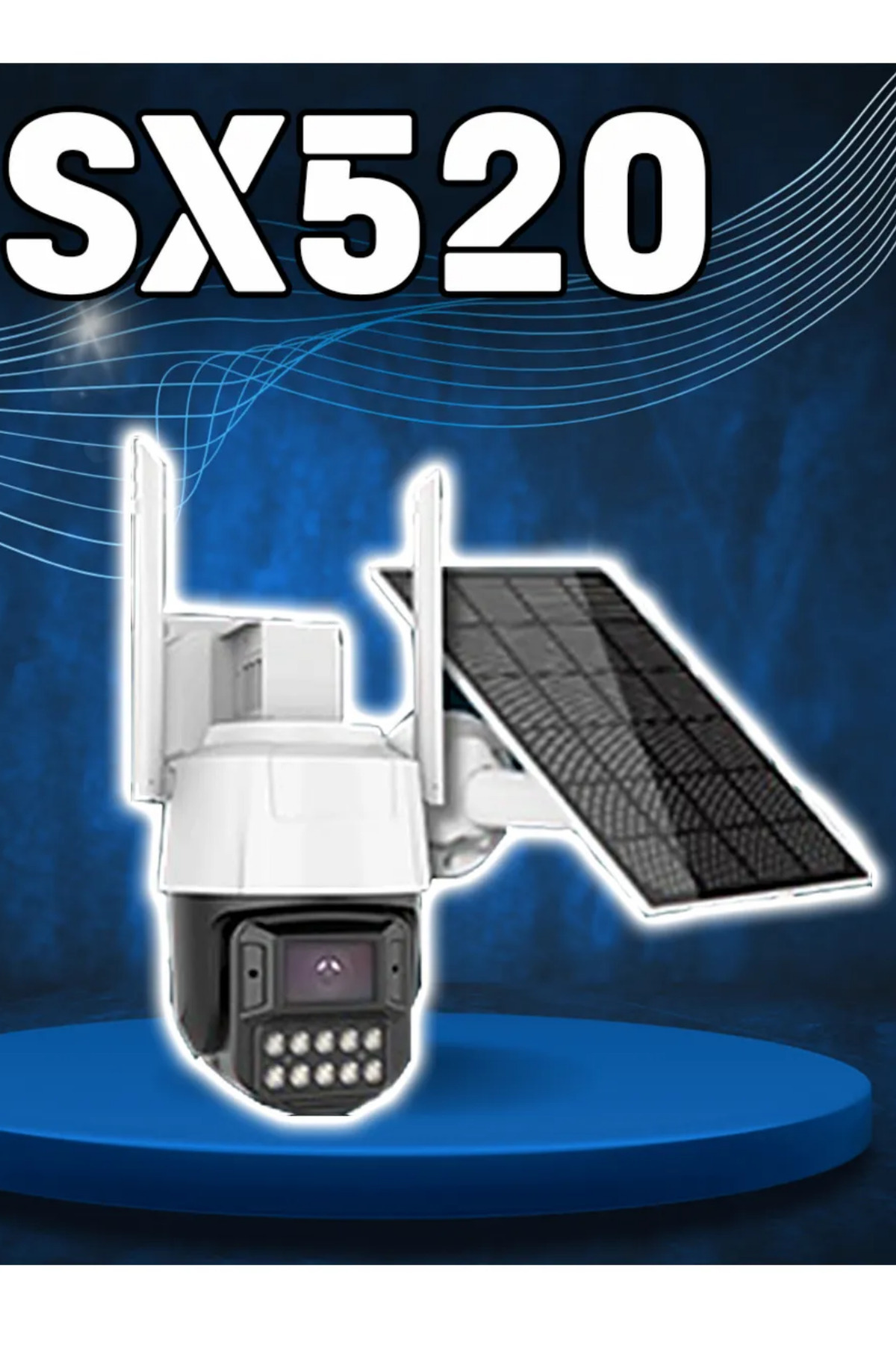 Store SX520-W 4mp 15w Güneş Enerjili Solar 4g Sim Kartlı Güvenlik Kamerası fotoğrafı 2 (önizleme)